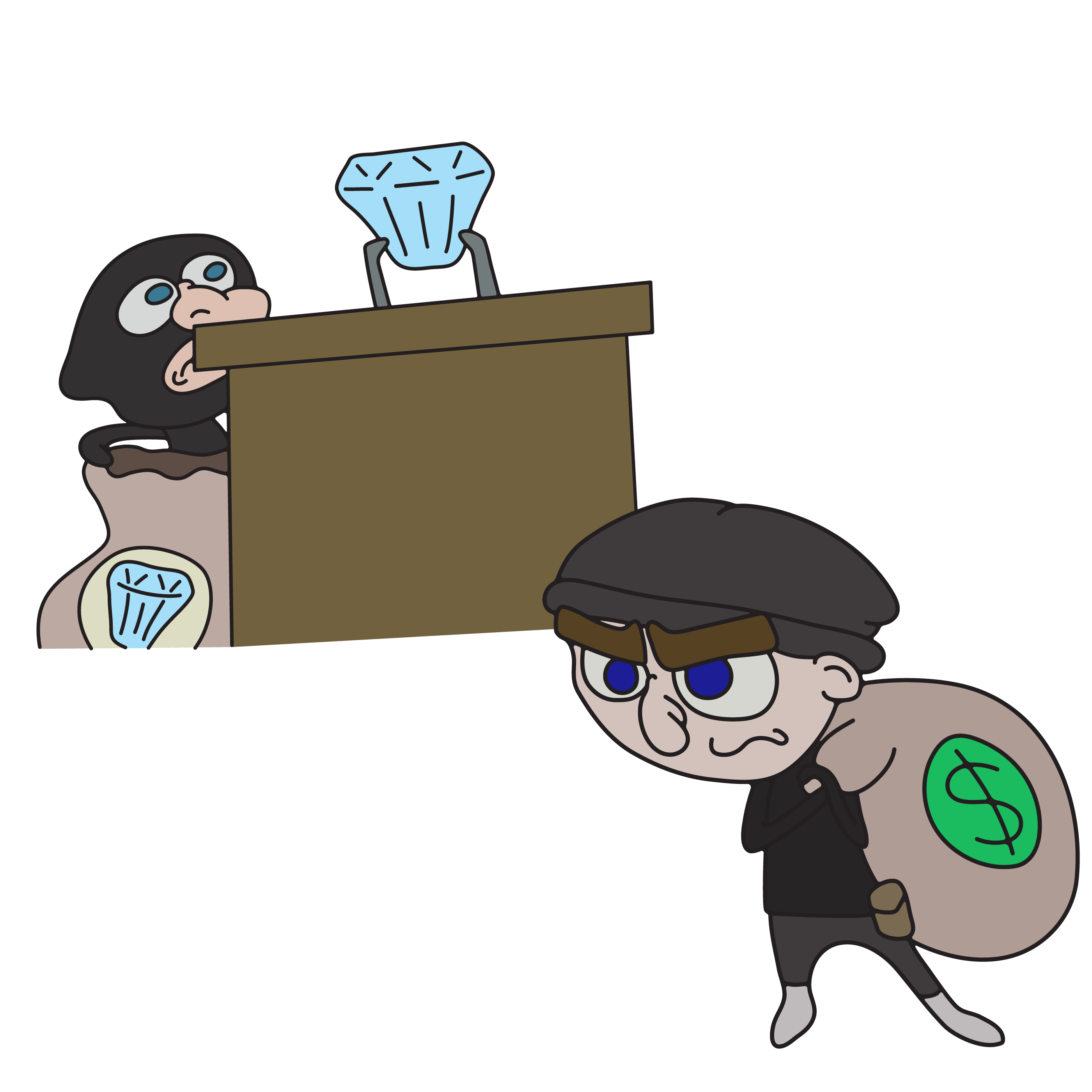 Button for Robber Game